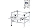 Sottotelaio Per Lavatrice Piedistallo Per Asciugatrice - 640X635X615Mm - Capacità Di Carico 136Kg - Sottotelaio Per Lavatrice E Asciugatrice