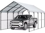 Tenda Da Garage - Tettoia Per Auto - Copertura Per Auto 3,6X6X3,15M - Protezione Perfetta Per Il Veicolo