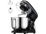 Robot Da Cucina Elettrico - Impastatrice 5,68L - 1400W Impastatrice A Colonna Nera - Aiuto In Cucina Ad Alte Prestazioni