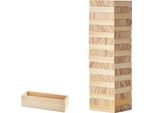 Gioco Di Impilamento A Torre Oscillante In Legno - Gioco A Torre Con 54 Blocchi - Giocattolo A Torre Oscillante Domino