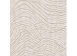 Profhome 395072-GU Carta Da Parati Grafica In Tessuto Non Tessuto Astratta Scintillante Bianco Argento 5,33 M2