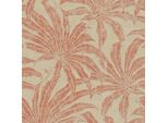 Profhome 395013-GU Carta Da Parati In Tessuto Non Tessuto Nature Jungle Shimmering Beige Red Orange 5,33 M2