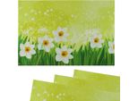 Tovagliette Motiv Pasqua Narcisi Fiori 4Pcs
