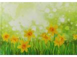 Tovaglietta Tessile Cloth Campane Di Pasqua Fiore Prato 45X30 Cm