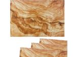 Tovagliette Tessili Cloth Legno Venature Naturali 4 Pezzi 45X30 Cm