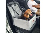 Seggiolino Auto Per Cani Seggiolino Anteriore Per Cani Seggiolino Posteriore Per Cani Auto 450X450X550Mm Grigio