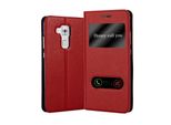 Cadorabo Custodia Protettiva Per Huawei Nova Plus Cover In Rosso Custodia Del Telefono Cellulare Custodia A Libro Custodia Cover