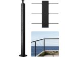 Paletto Per Ringhiera A Cavo 914X50,8X50,8 Mm - Fori A L 1JZLGZXHS914ZPBNY001V0 - Paletto Per Ringhiera Per Sistemi A Cavo
