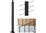Paletto Per Ringhiera 914X25,4X50,8 Mm - Fori A 30°- 1JZLGZXHS91402OS1001V0 - Paletto Per Sistemi Di Ringhiere A Cavi