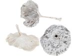 Kalix Fungo Bianco Lavato 100 Pezzi - Decorazione Per Composizioni Floreali Funebri E Decorazioni Autunnali, 100 Pezzi