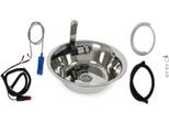 Lavello In Acciaio Inox Lavello Da Campeggio Integrato+ Scarico 32 Cm + Tecnologia Womo