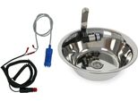 Lavello In Acciaio Inox Lavello Da Campeggio Integrato + Scarico 32 Cm + Pompa Tecnologica
