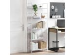 Maison Exclusive - Scaffale Libri 5 Ripiani Bianco 60X27,6X158,5 Legno Multistrato