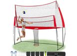 Rete Da Allenamento Per Pallavolo - Attrezzatura Da Allenamento Portatile E Regolabile - Rete Da Allenamento 2 In 1 Per Pallavolo