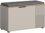 Xonox.Home Panca A Slitta Con Cuscino Di Seduta (L/H/D: 80X48X36 Cm) In Riproduzione Cashmere E Riproduzione Cashmere