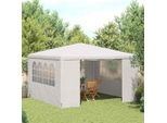 Vidaxl Tenda Professionale Per Feste Con Pareti Laterali 4×4 M Bianco 90 G/M²