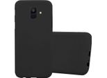 Cadorabo Cover Protettiva Per Samsung Galaxy A6 2018 Custodia In Nero Per Telefono Cellulare Tpu Etui Cover Case