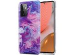 Cadorabo Custodia Protettiva Per Samsung Galaxy A72 4G / 5G In Tpu Viola Custodia Per Cellulare Custodia Cover