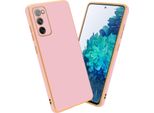 Cadorabo Custodia Protettiva Per Samsung Galaxy S20 Fe Cover In Rosa Custodia Del Telefono Cellulare Custodia In Silicone Tpu Fotocamera Protezione Caso