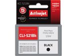Activejet ACC-521BN Ink Cartridge (Replacement For Canon Cli-521Bk; Supreme; 10 Ml; Black)