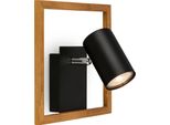 Faretto, Nero, Con Legno, Escl. 1Xgu10/Max. 9W