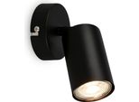 Applique Briloner, Orientabile, Accensione/Spegnimento Tramite Interruttore A Parete, Nero