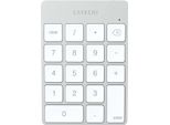 Satechi, Tastierino Numerico Bluetooth In Alluminio Extra Piatto Senza Fili, Argento