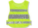 Inf Gilet Di Sicurezza Riflettente Ad Alta Visibilità, Giallo Fluo (2 Pezzi)