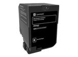 Lexmark Original Toner - Schwarz (74C2SK0) FüR Cs720De/Dte, Cs725De/Dte, Cx725De/Dhe/Dthe