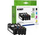 Kmp Druckerpatronen E226XV Schwarz, Cyan, Magenta, Gelb Kompatibel Zu Epson 35XL / T3596XL, 4Er-Set