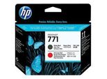 Hp Original 771 Druckkopf Schwarz Matt / Rot 775Ml (CE017A)