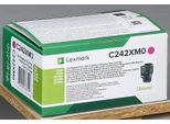 Lexmark Original Toner Magenta 3.500 Seiten (C242XM0) FüR C2425Dw, C2535Dw, Mc2425Adw, Mc2535Adwe, Mc2640Adwe