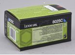 Lexmark Original 802SC Toner Cyan 2.000 Seiten (80C2SC0) FüR Cx310N/Dn, Cx410E/De/Dte, Cx510De/Dhe/Dthe
