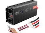 Inverter Vevor Con Convertitore Di Tensione A Onda Sinusoidale Pura 3000W DC12V Ac 230 V 2 Prese Ac 2 Porte Usb 1 Porta Di Tipo C Display Lcd E Telecomando Per Grandi Elettrodomestici