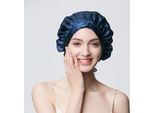Inf Cuffia Da Notte In Seta Al 100% Blu
