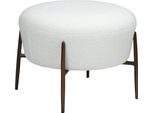 Orbit Dan-Form Pouf Bouclé Bianco.