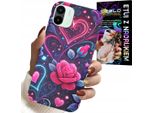 Custodia Per Xiaomi Redmi A1 - Cuore, Rosa, Custodia Per Adolescenti + Vetro