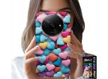 Custodia Per Xiaomi Redmi A3 - Cuori Colorati Personalizzabili