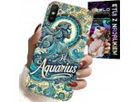 Cover Per Xiaomi Redmi 9A - Segno Zodiacale, Acquario, Retro Astronomico