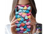 Custodia Per Xiaomi Redmi 9A - Cuori Colorati Personalizzabili