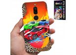Custodia Per Xiaomi Redmi 8 - Per Bambini, Auto Da Corsa + Vetro