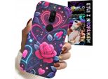 Custodia Per Xiaomi Redmi 8 - Cuore, Rosa, Custodia Per Adolescenti + Vetro