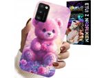 Custodia Per Xiaomi Poco M3 - Dolce Orsetto Su Sfondo Rosa, Custodia + Vetro