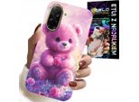 Custodia Per Xiaomi Redmi A5 - Dolce Orsetto Su Sfondo Rosa, Custodia + Vetro