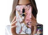 Custodia Per Xiaomi Redmi 8 - Marmo Rosa E Bianco, Motivo Pietra