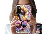 Custodia Per Xiaomi Poco M3 Pro 5G - Girasole Con Farfalla, Custodia + Pellicola Protettiva