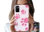 Custodia Per Xiaomi Poco M3 Pro 5G - Cane Rosa Piedi, Retro, Custodia Custodia Custodia