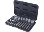 Ks Tools Set Di Chiavi E Punte Torx 30 Pz. Bit Con Foro - 911.4301-2