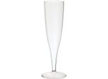 Duni 120145 Bicchiere Da Champagne 10 Pezzi Flute Da Champagne In Vetro Da 135 Ml