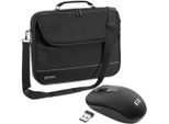 Borsa Per Notebook Pedea "Fair"" 43,9 Cm (17,3""), Nera + Mouse Per Pc"